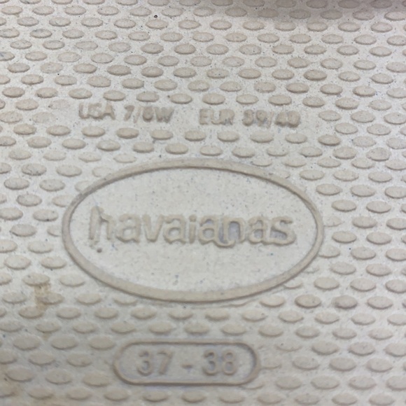 Havaianis blue red striped flip flop sandals 37/38. FFT0518C - Picture 5 of 6